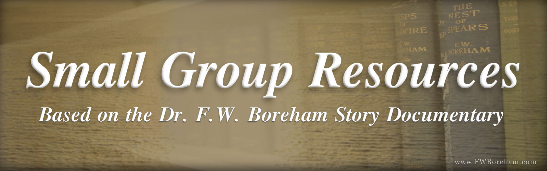 FWB Small Group Resources