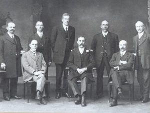 FW Boreham with the officers of the Hobart Baptist Church, 1909